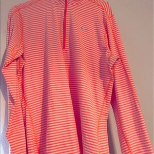 Nike Dri-fit orange & white
